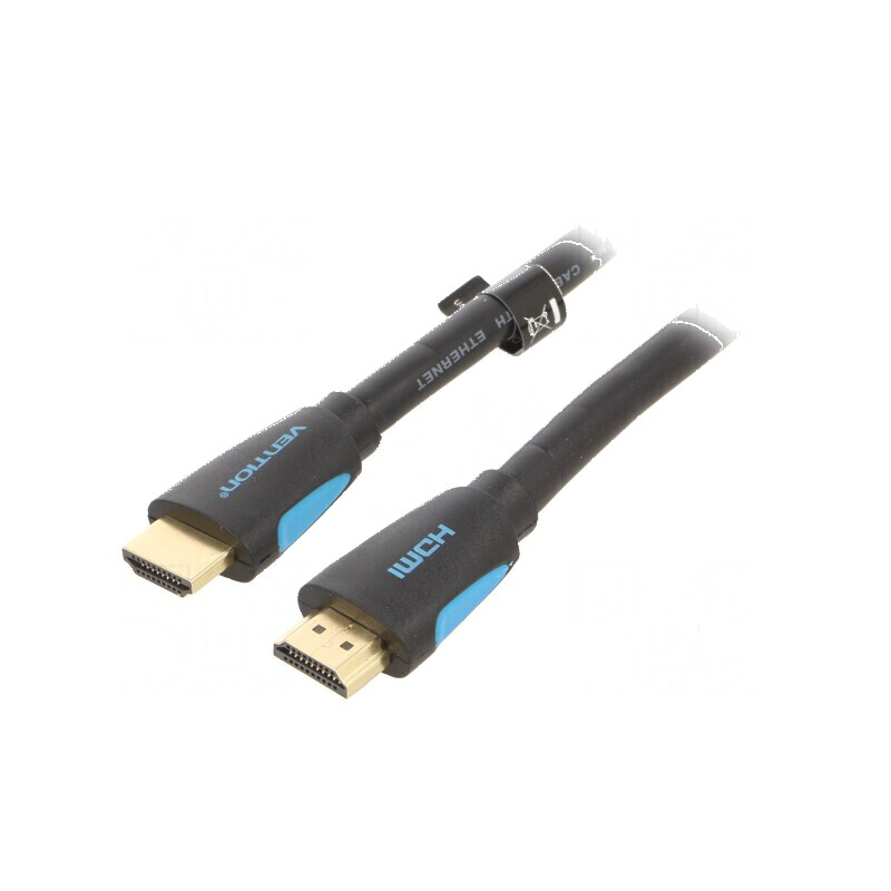 Cablu HDMI 2.0 Mufă HDMI 1m Negru PVC 30AWG | Electronic-mag.ro | Componente Electronice