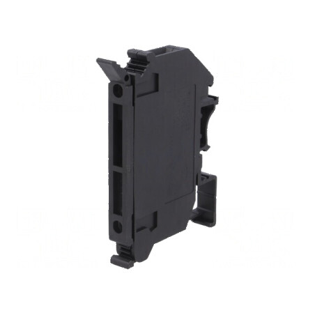 Clemă siguranţe cilindrice 5x20mm pentru şină DIN 6,3A | Electronic-mag.ro | Componente Electronice