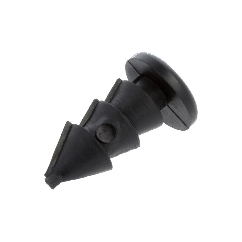 Opritor gumă neagră 10buc Alfa Romeo Fiat Lancia 24,7mm | Electronic-mag.ro | Componente Electronice