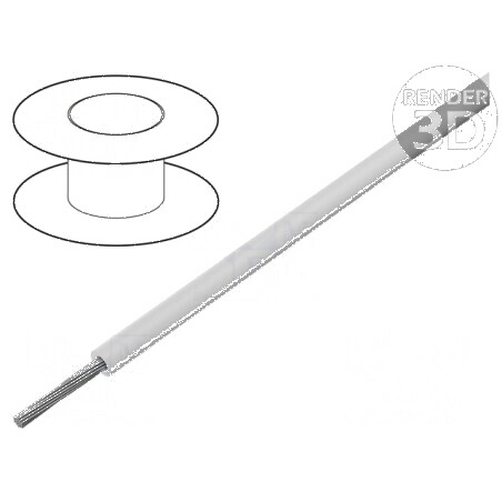 Cablu ÖLFLEX® HEAT 260 SC 1x16AWG Cu PTFE alb | Electronic-mag.ro | Componente Electronice