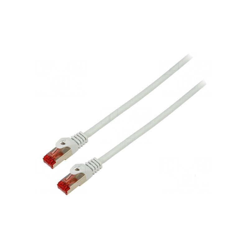 Cablul Patch S/FTP 6 litat LSZH gri 3m 26AWG | Electronic-mag.ro | Componente Electronice
