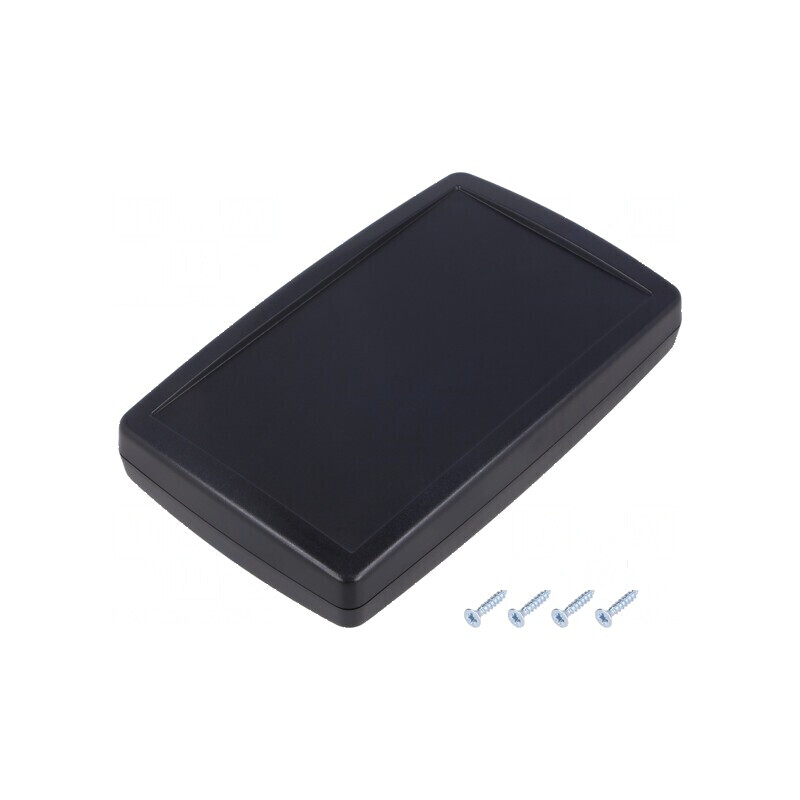 Carcasă universală ABS neagră 93mm x 151mm x 25mm | Electronic-mag.ro | Componente Electronice