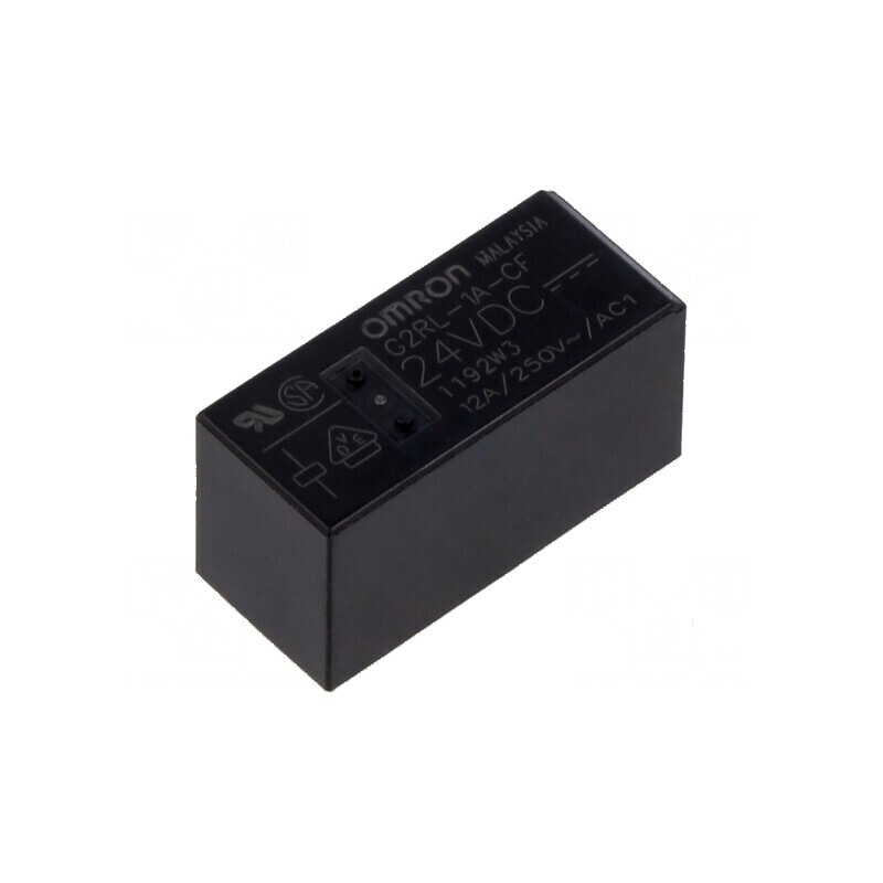 Releu electromagnetic SPST-NO 24VDC 12A/250VAC G2RL | Electronic-mag.ro | Componente Electronice