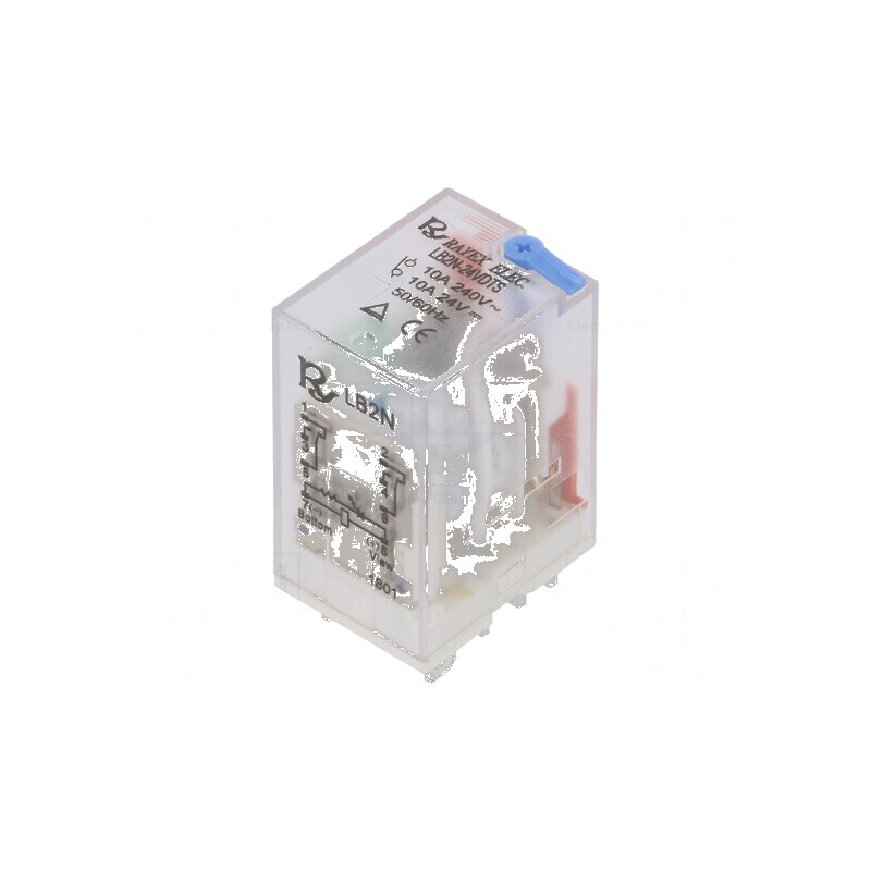 Releu electromagnetic DPDT 24VDC, 10A | Electronic-mag.ro | Componente Electronice