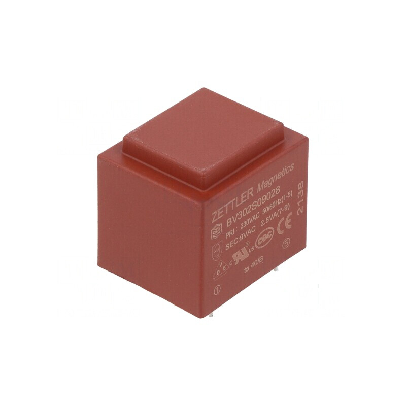 Transformator încapsulat 2,8VA 230VAC 9V pentru PCB | Electronic-mag.ro | Componente Electronice