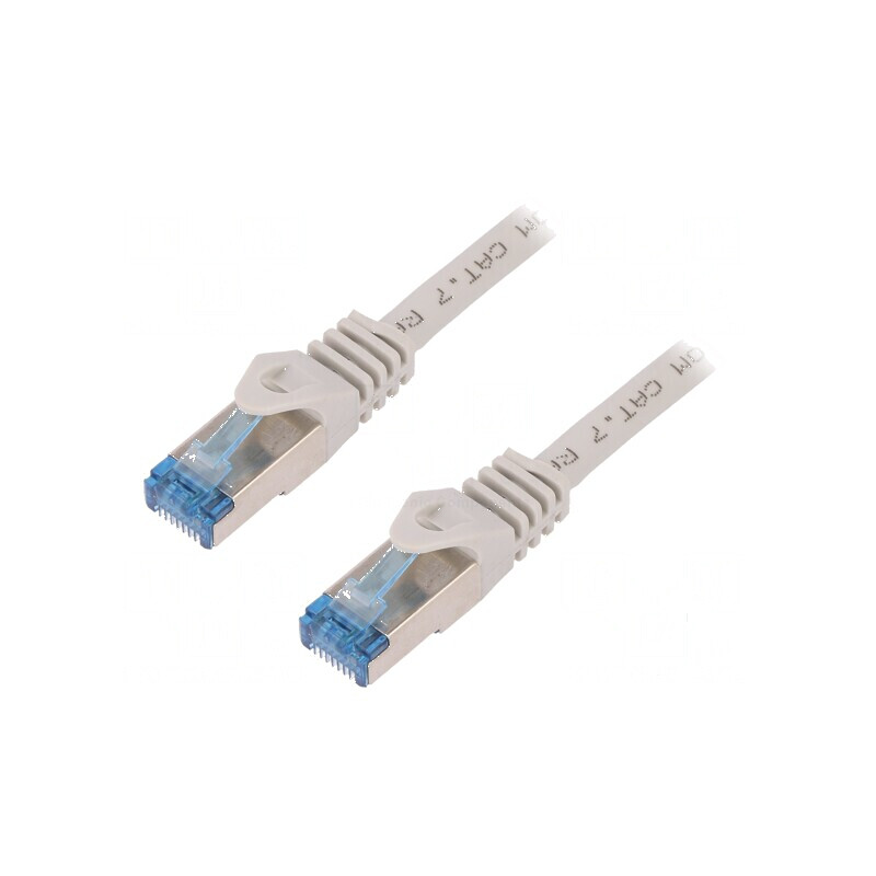 Cablul Patch S/FTP 6a LSZH gri 1,5m 26AWG | Electronic-mag.ro | Componente Electronice