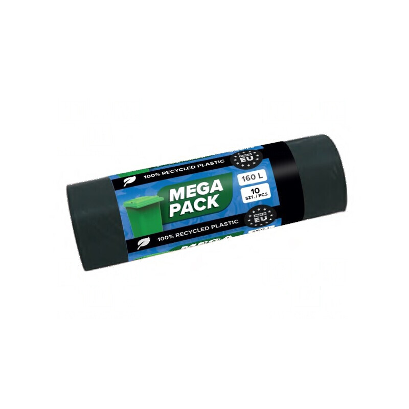 Saci gunoi LDPE negri 160l 10 buc Mega Pack | Electronic-mag.ro | Componente Electronice