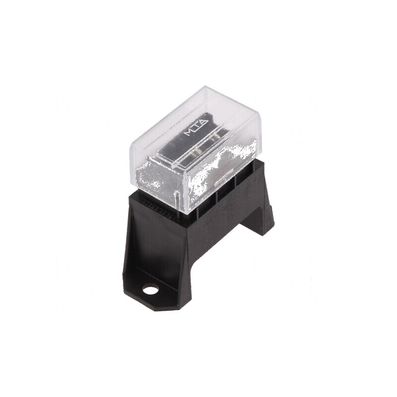 Cutii de siguranţe 19mm 80A cu împingere, 4 piste, înşurubare | Electronic-mag.ro | Componente Electronice