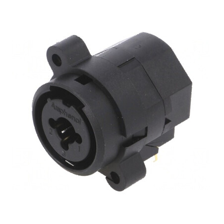 Conector Jack 6,3mm XLR Soclu Mamă 90° Fără Buton | Electronic-mag.ro | Componente Electronice