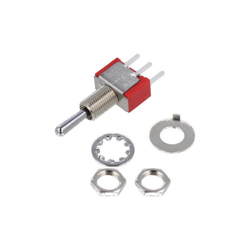 Comutator basculant Poz 3 SP3T ON-OFF-ON 2A/250VAC 5A/28VDC | Electronic-mag.ro | Componente Electronice