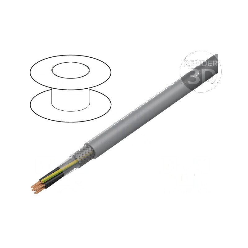 Cablu ÖLFLEX® CLASSIC 135 CH 3G1mm2 FRNC gri 300V/500V | Electronic-mag.ro | Componente Electronice