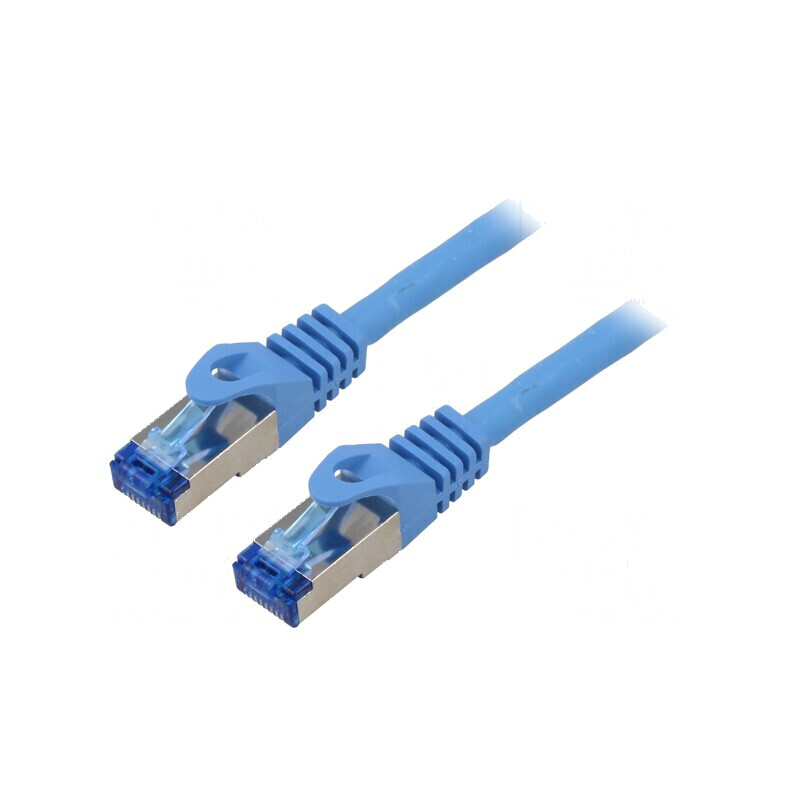 Cablul patch S/FTP 6a CCA LSZH albastru 5m 26AWG | Electronic-mag.ro | Componente Electronice