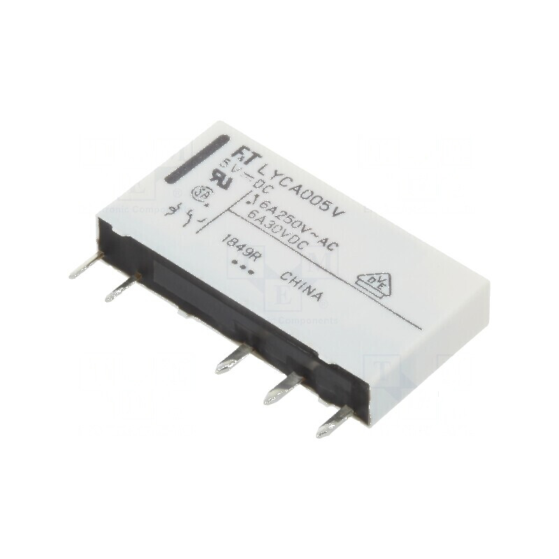 Releu electromagnetic SPDT 5VDC 6A FTR-LY | Electronic-mag.ro | Componente Electronice