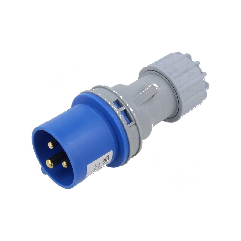Conector alimentare AC 16A IEC 60309 IP44 mufă tată 3 pini | Electronic-mag.ro | Componente Electronice