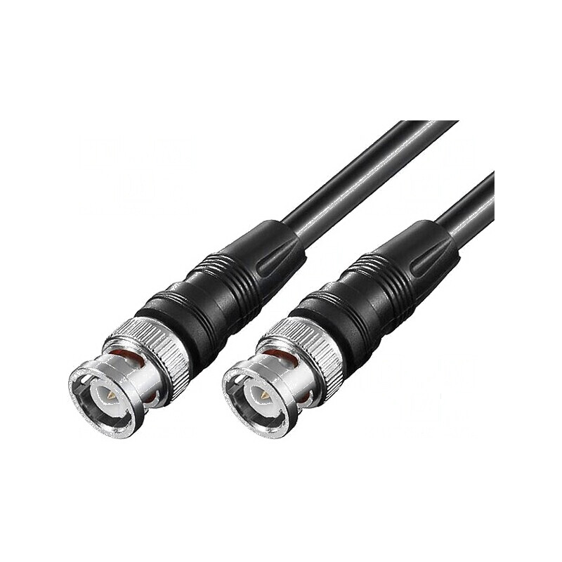 Cablu BNC 3m negru 50Ω tată-tată | Electronic-mag.ro | Componente Electronice