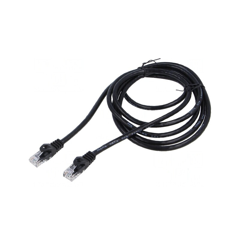 Patch cord U/UTP 6 litat CCA PVC negru 7,5m 26AWG | Electronic-mag.ro | Componente Electronice Patch cord U/UTP 6 litat CCA PVC negru 7,5m 26AWG | Electronic-mag.ro | Componente Electronice
