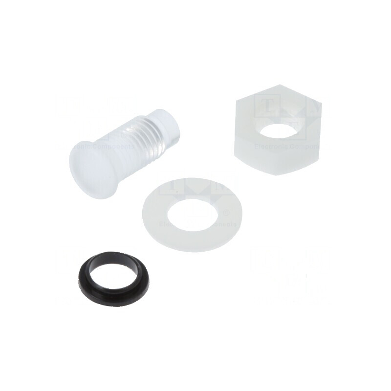 Tub LED rotund Ø5mm convex IP67 | Electronic-mag.ro | Componente Electronice