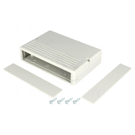 Carcasă ABS gri cu panou 90mm x 62mm x 20mm | Electronic-mag.ro | Componente Electronice