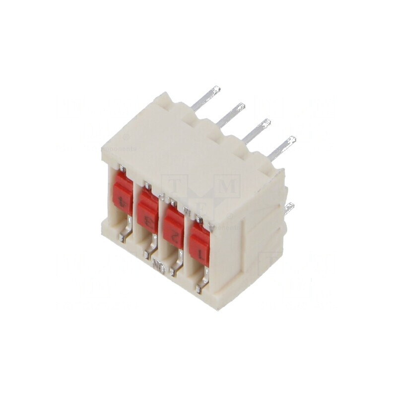 Comutator DIP-SWITCH ON-OFF Poz: 2 -25÷70°C THT cu Pini SPST | Electronic-mag.ro | Componente Electronice