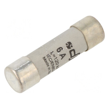 Siguranţă gG 6A 500VAC 440VDC 14x51mm cupru | Electronic-mag.ro | Componente Electronice