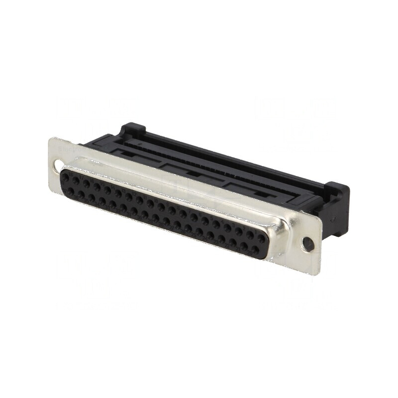 Mufă mamă D-Sub 37 PIN pentru cablu-bandă IDC 1,27mm | Electronic-mag.ro | Componente Electronice