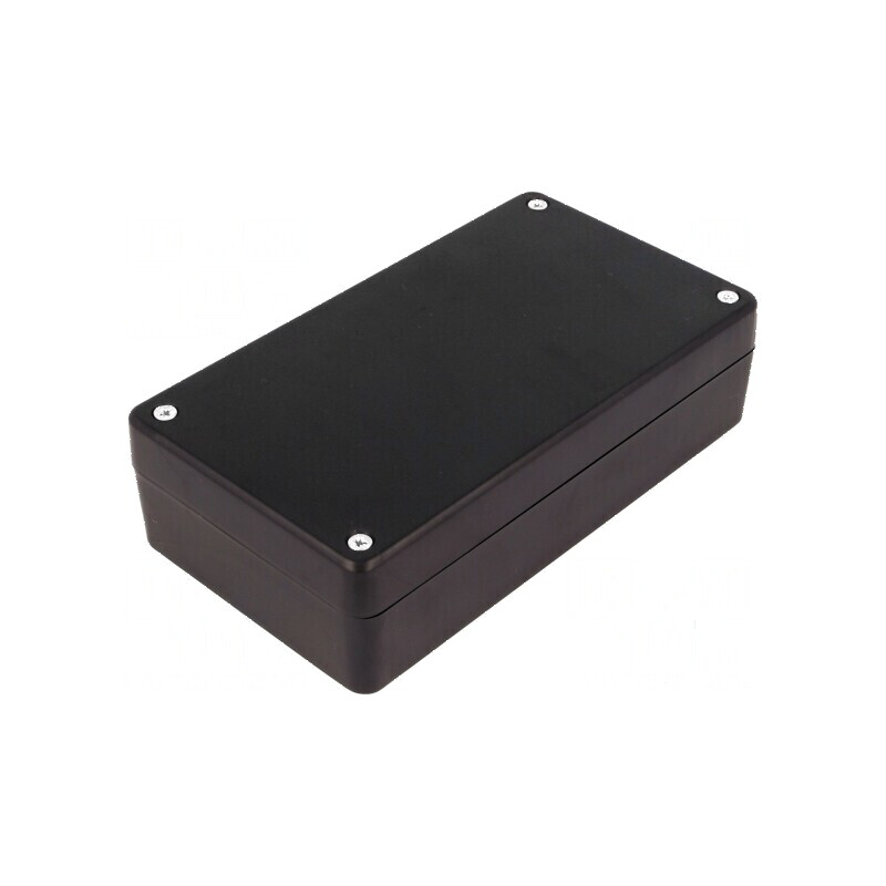 Carcasă universală ABS neagră 84mm x 154mm x 42mm | Electronic-mag.ro | Componente Electronice