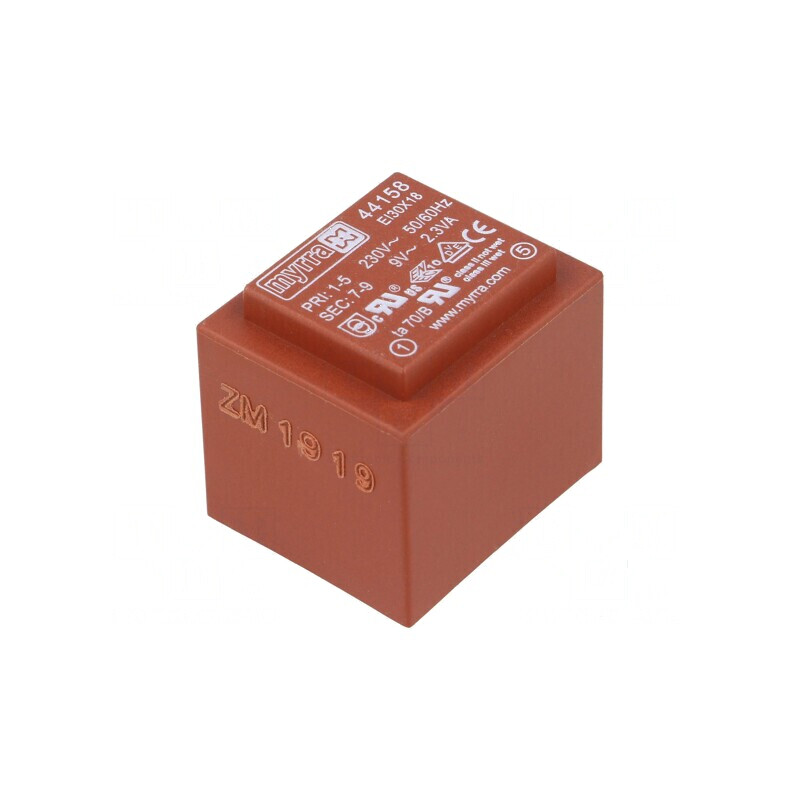 Transformator încapsulat 2,3VA 230VAC 9V 256mA pentru PCB | Electronic-mag.ro | Componente Electronice