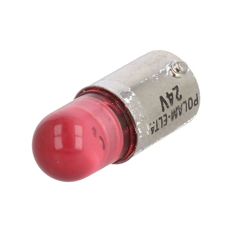 Lampă LED roșie BA9S 24V 24VAC | Electronic-mag.ro | Componente Electronice