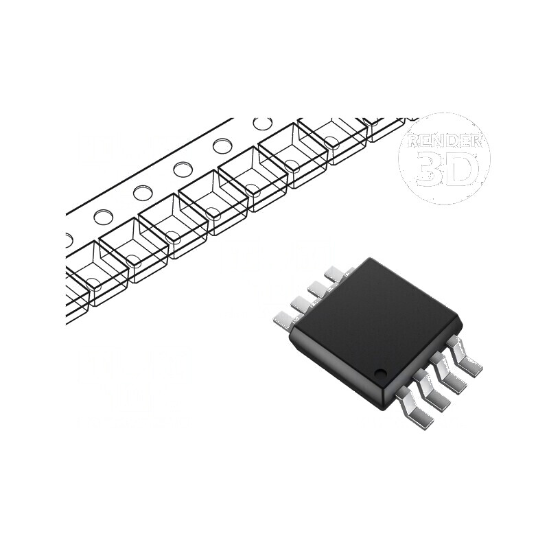 Senzor temperatură IC -55÷150°C SOIC8 SMD 3÷5,5V 13bit | Electronic-mag.ro | Componente Electronice