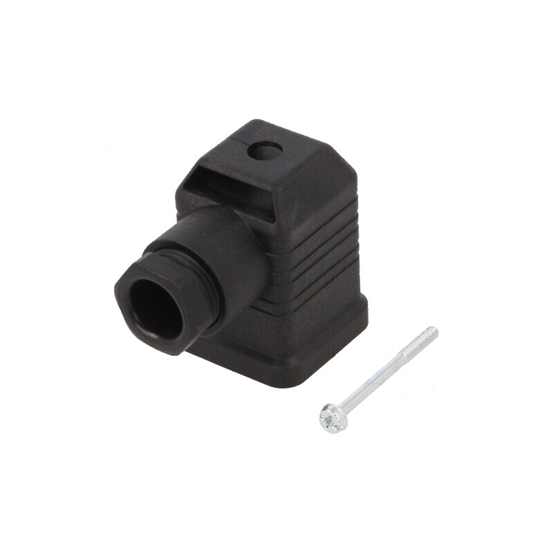 Conector cu valvă 18mm mamă PIN 4 unghi 90° | Electronic-mag.ro | Componente Electronice