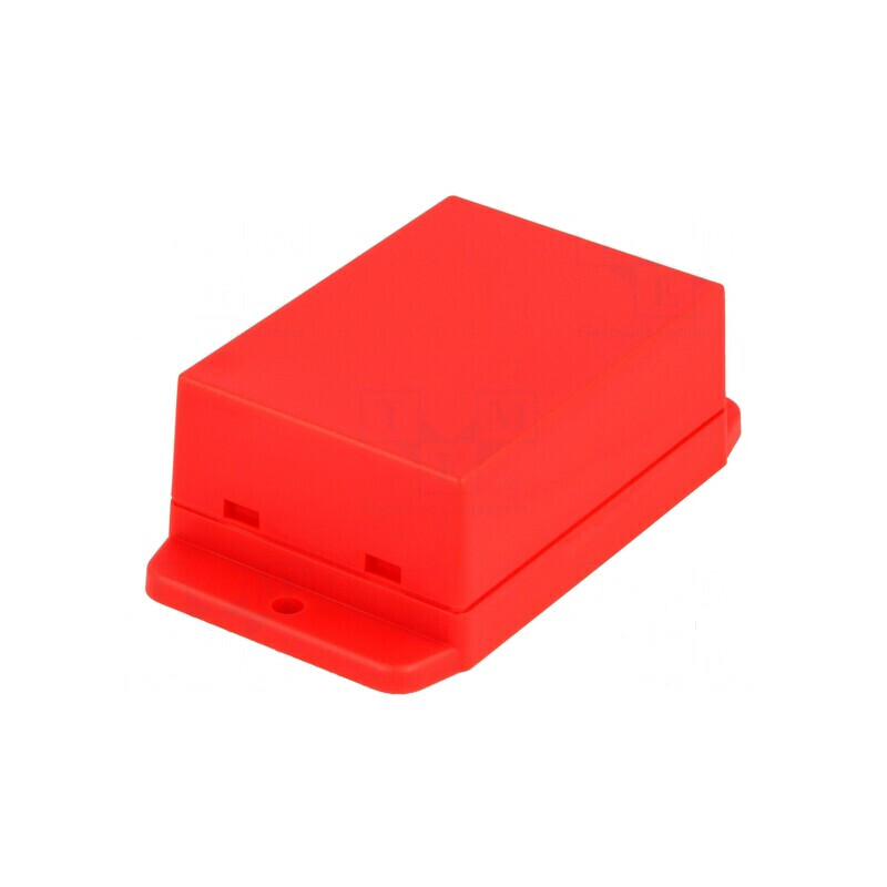Carcasă universală ABS roșu 50,4mm x 70mm x 29,5mm UL94HB | Electronic-mag.ro | Componente Electronice