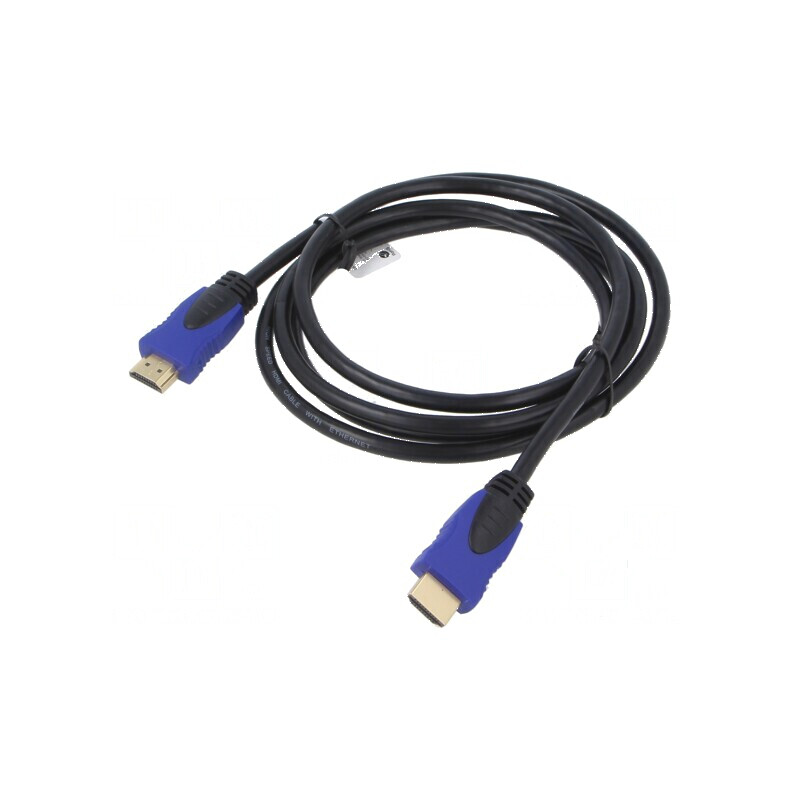 Cablu HDMI 2.0 1,8m negru PVC | Electronic-mag.ro | Componente Electronice