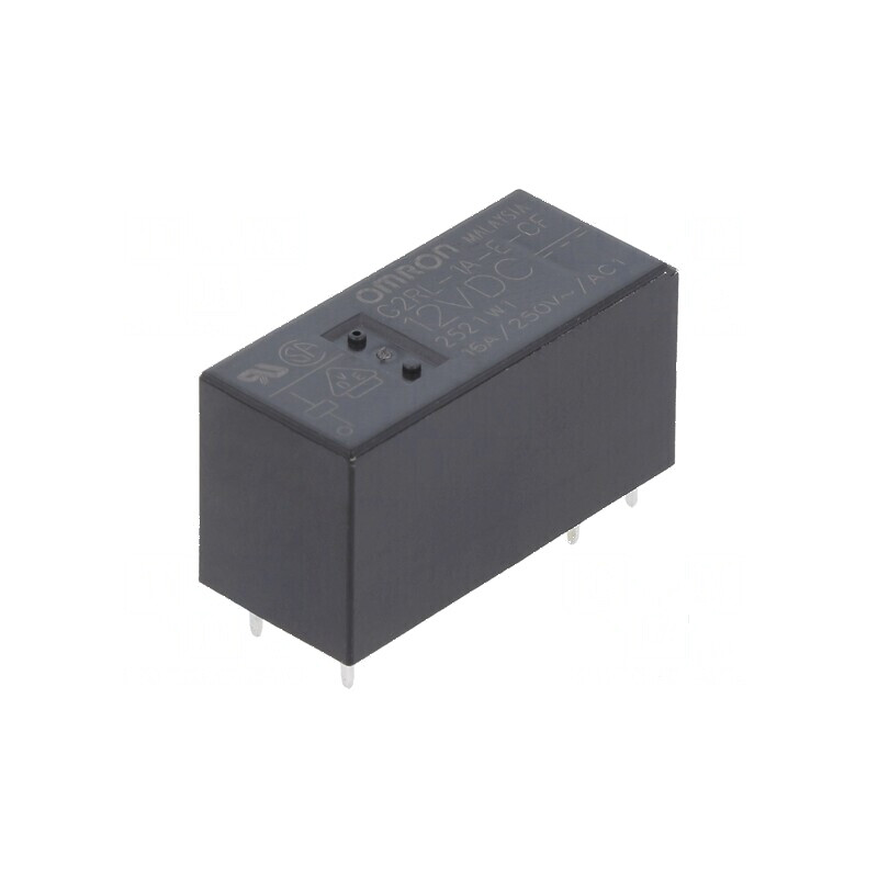 Releu electromagnetic SPST-NO 12VDC 12A/250VAC G2RL | Electronic-mag.ro | Componente Electronice