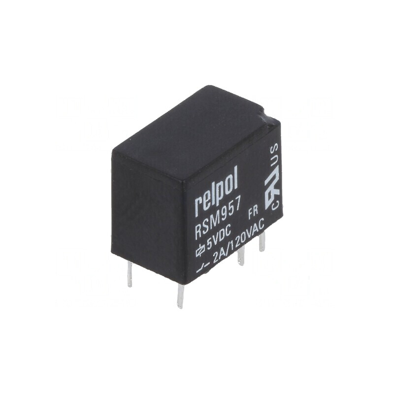 Releu electromagnetic SPDT 5VDC 2A 120VAC RSM957 | Electronic-mag.ro | Componente Electronice