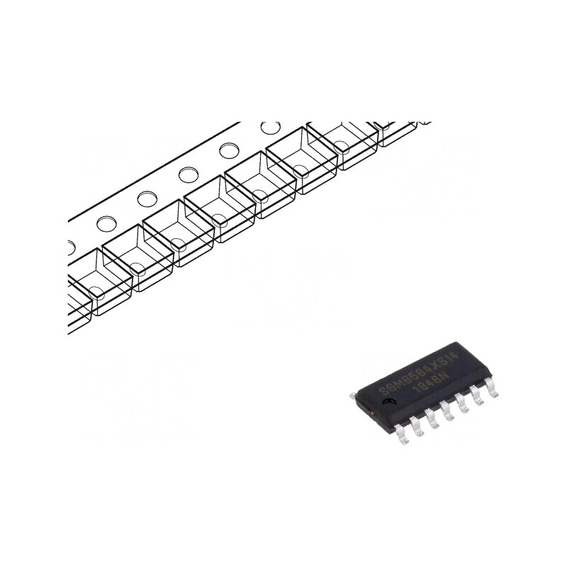 Amplificator operațional SO14 2,5-5,5VDC - IC pentru rolă/bandă | Electronic-mag.ro | Componente Electronice