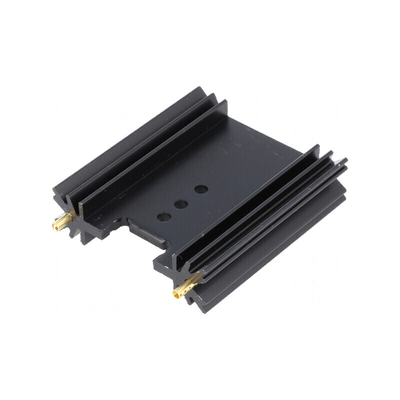 Radiator extrudat TO220 TO3P negru 50,8mm x 45mm x 12,7mm | Electronic-mag.ro | Componente Electronice