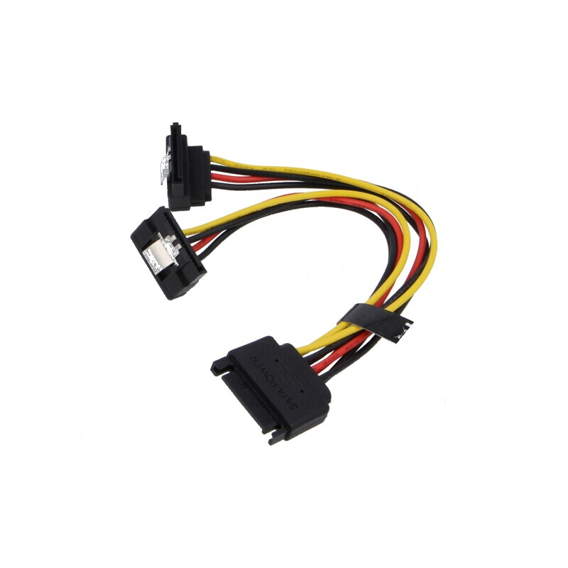 Cablu SATA 15pin tată unghi x2 - 0,15m | Electronic-mag.ro | Componente Electronice Cablu SATA 15pin tată unghi x2 - 0,15m | Electronic-mag.ro | Componente Electronice