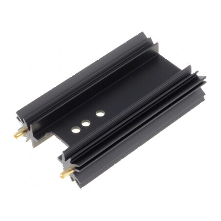 Radiator extrudat SOT32 TO220 TO3P negru 63,5mm 8K/W | Electronic-mag.ro | Componente Electronice