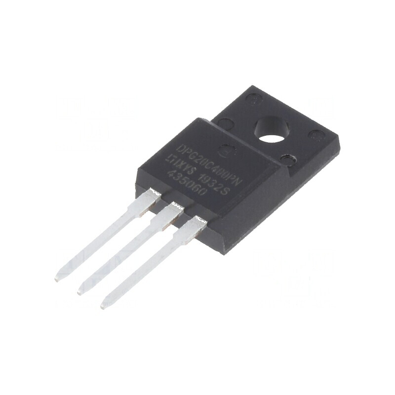 Diodă redresoare THT 400V 10A 2 tub TO220FP 35W | Electronic-mag.ro | Componente Electronice