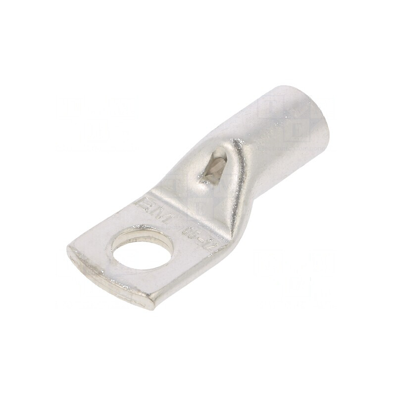 Vârf inelar tubular M12 95mm2 cupru crimpat pe cablu drept | Electronic-mag.ro | Componente Electronice