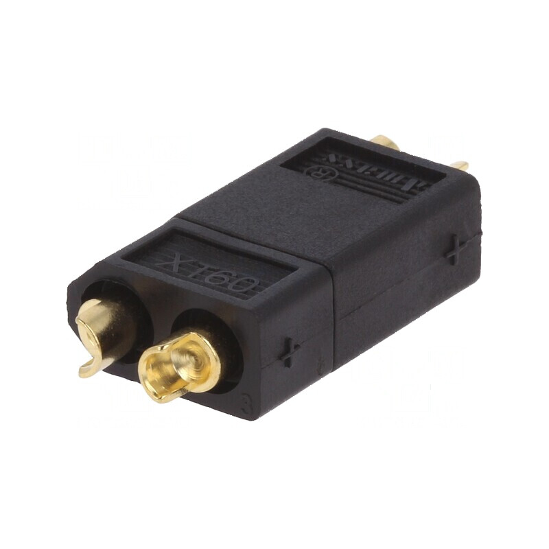Conector electric negru PIN 2 65A | Electronic-mag.ro | Componente Electronice