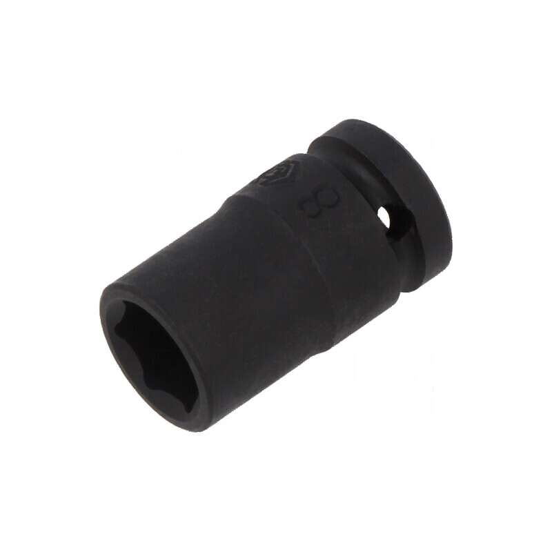 Cap tubular 1/4" 6-puncte 23mm scurtă cu impact | Electronic-mag.ro | Componente Electronice