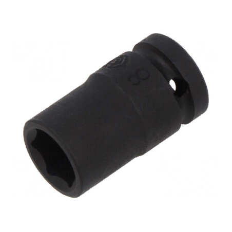 Cap tubular 1/4" 6-puncte 23mm scurtă cu impact | Electronic-mag.ro | Componente Electronice