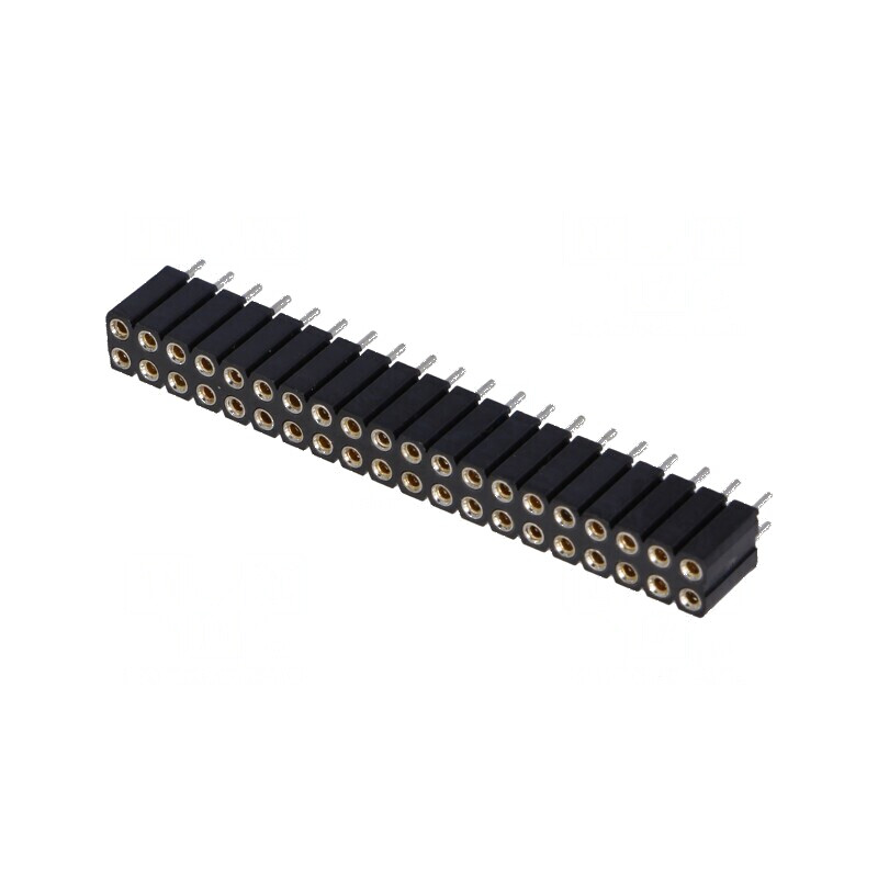 Conector şiruri pini soclu mamă 40 contacte întoarse | Electronic-mag.ro | Componente Electronice