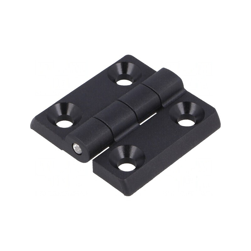 Balama Lățime 40mm Poliamidă Neagră H: 40mm cu 4 Orificii | Electronic-mag.ro | Componente Electronice
