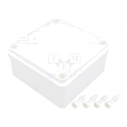 Carcasă universală ABS 100mm x 100mm x 50mm | Electronic-mag.ro | Componente Electronice