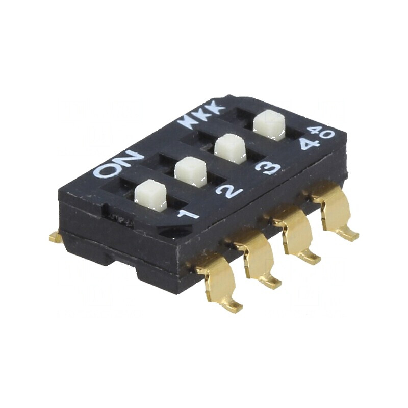 Comutator glisant SPST 0,025A/24VDC OFF-ON Poz: 4 SMT | Electronic-mag.ro | Componente Electronice