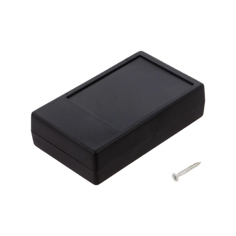 Carcasă universală ABS neagră 63mm x 104mm x 28mm | Electronic-mag.ro | Componente Electronice