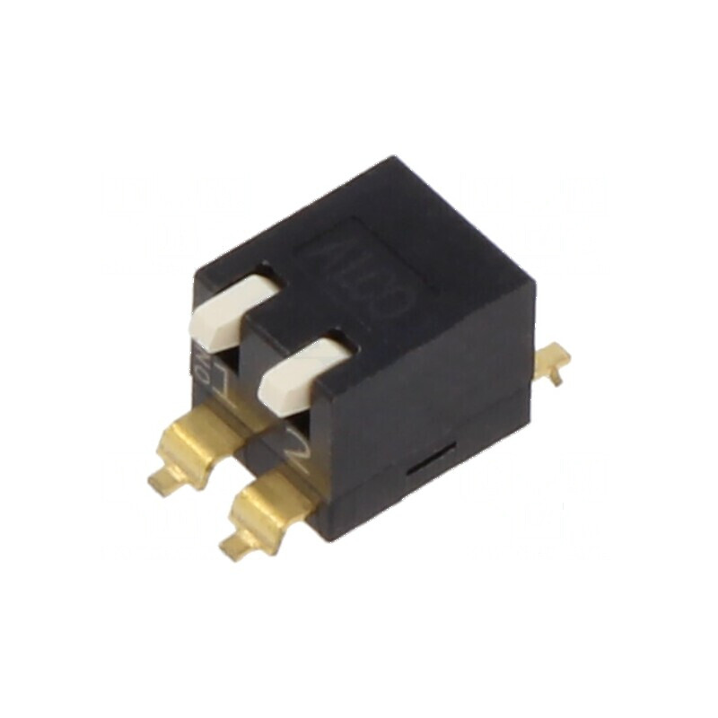 Comutator DIP-SWITCH 2 Secțiuni OFF-ON 0,025A/24VDC | Electronic-mag.ro | Componente Electronice Comutator DIP-SWITCH 2 Secțiuni OFF-ON 0,025A/24VDC | Electronic-mag.ro | Componente Electronice