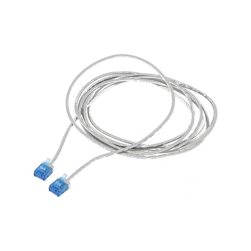 Cabluri patch U/FTP 6a 1m LSZH gri 32AWG aurit | Electronic-mag.ro | Componente Electronice